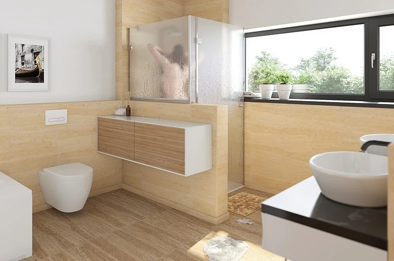 Interior visualization. Bathroom. Bad Feilnbach