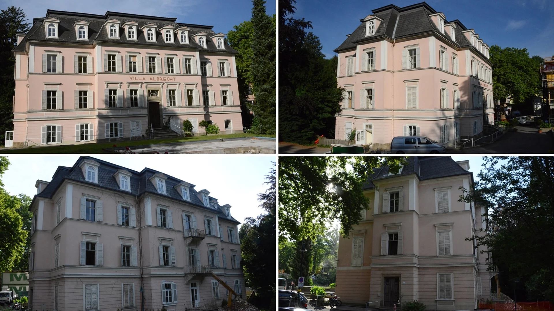 Architectural visualization. Villa Albrecht. Old views