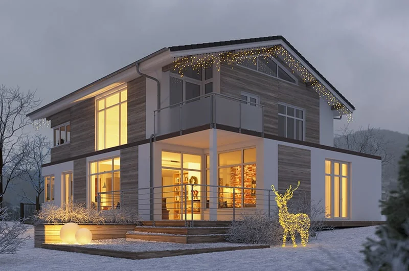 Exterior visualization. Single-family house. Waging am See