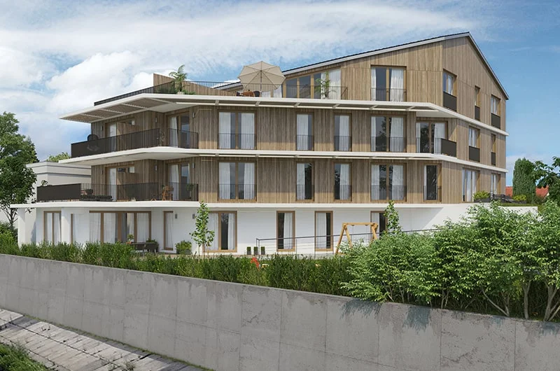 Interior visualization. Apartment building. Rheinheim - Küssaberg