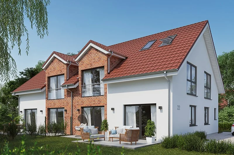 Exterior visualization. Duplex. Sarstedt