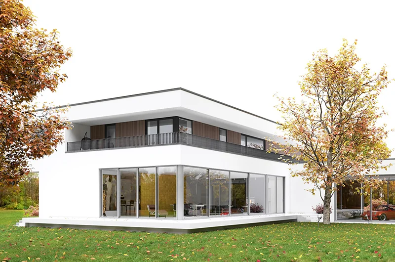 Architectural visualization. Single-family house. Stuttgart