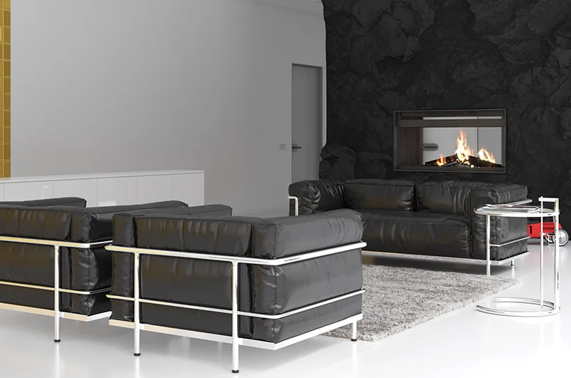 Architectural visualization. Single-family house with Porsche garage_07