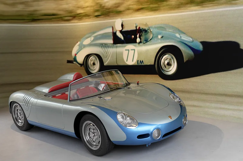 Architectural visualization. Single-family house with Porsche garage_12