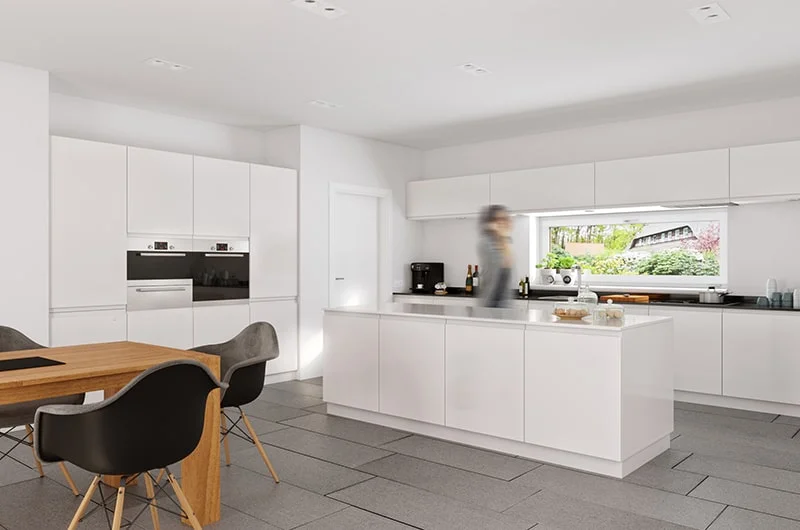 Interior visualization. Kitchen