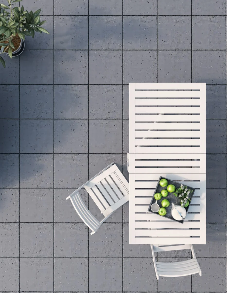 Architectural visualization. Single-family houses. View from above