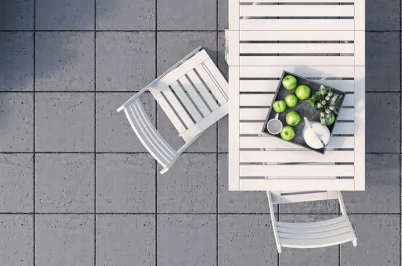 Architectural visualization. Single-family houses. View from above