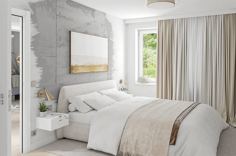 Exterior visualization. Apartment buildings. Giengen an der Brenz