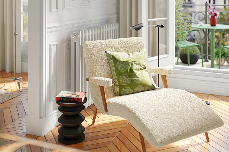 Architectural visualization. Interior visualization. Apartment in Paris_07