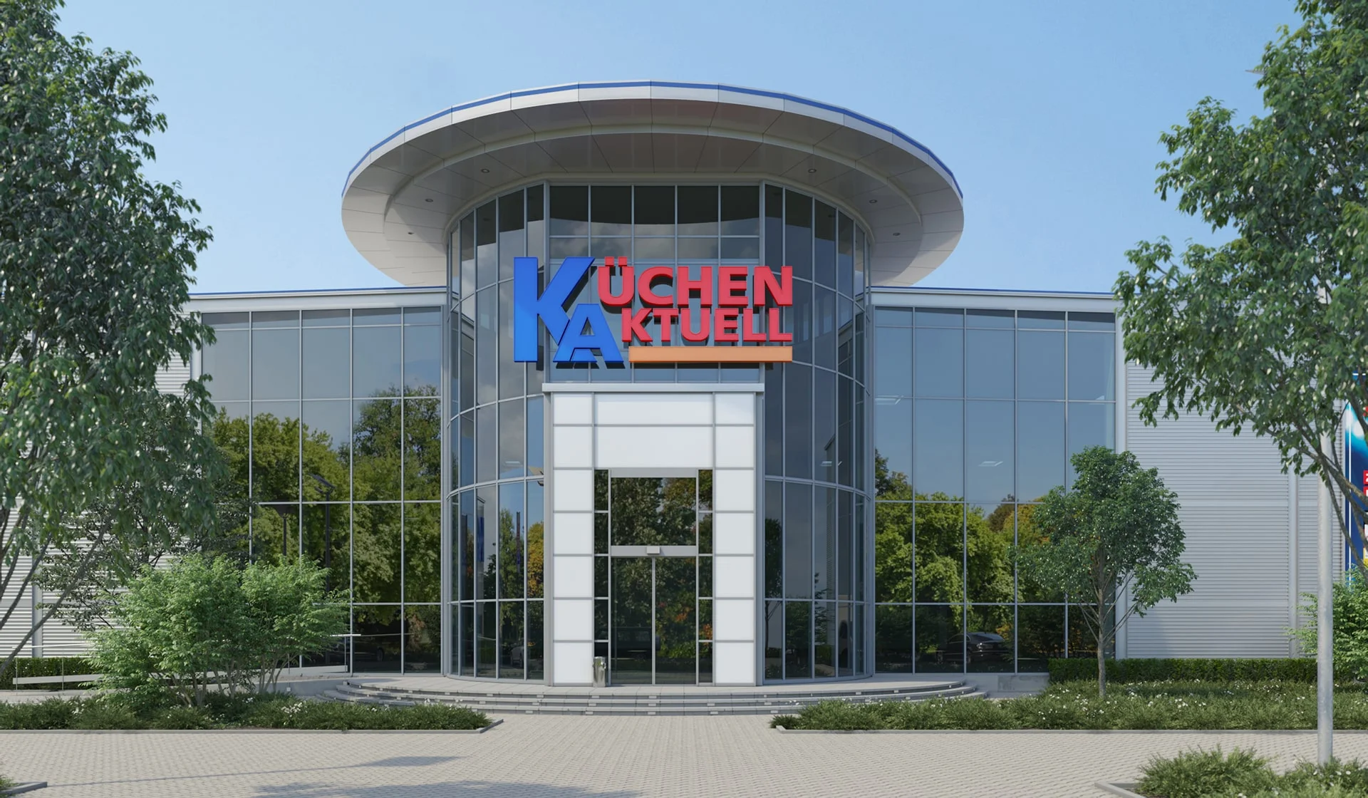 Architectural visualization. Kitchen store. View_01