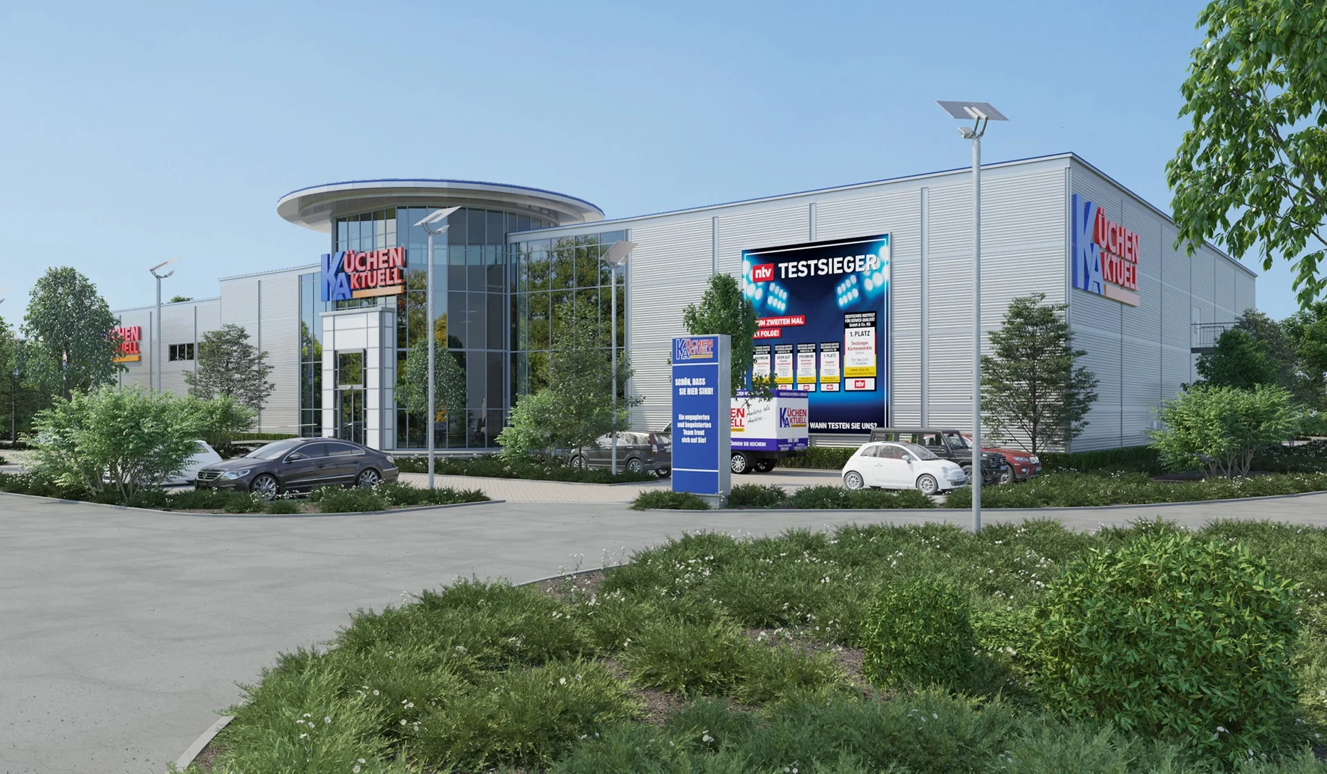 Architectural visualization. Kitchen store. View_02