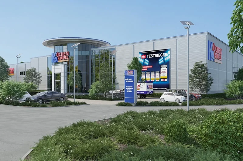 Architectural visualization. Kitchen store. View_02