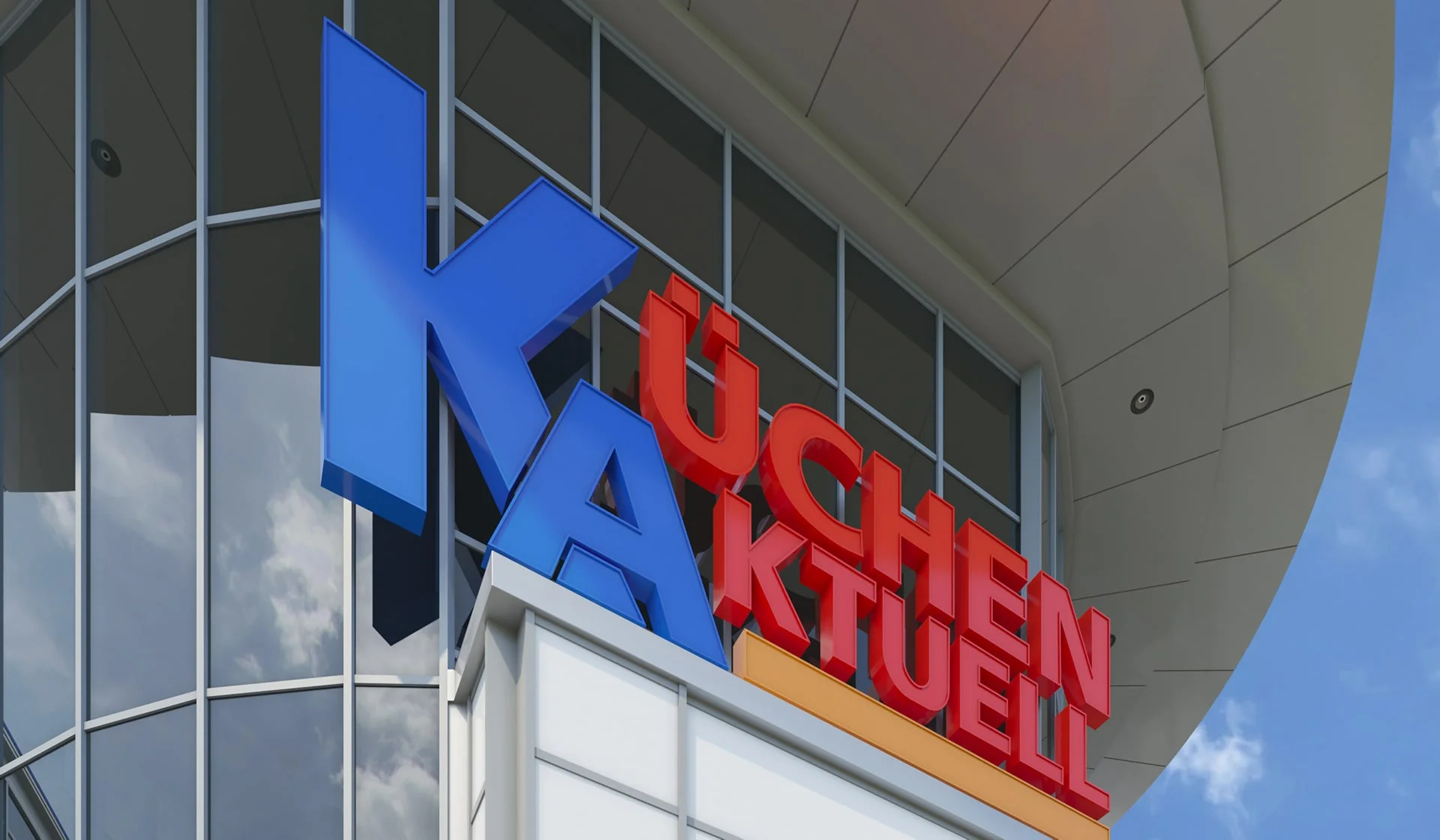 Architectural visualization. Kitchen store. View_03