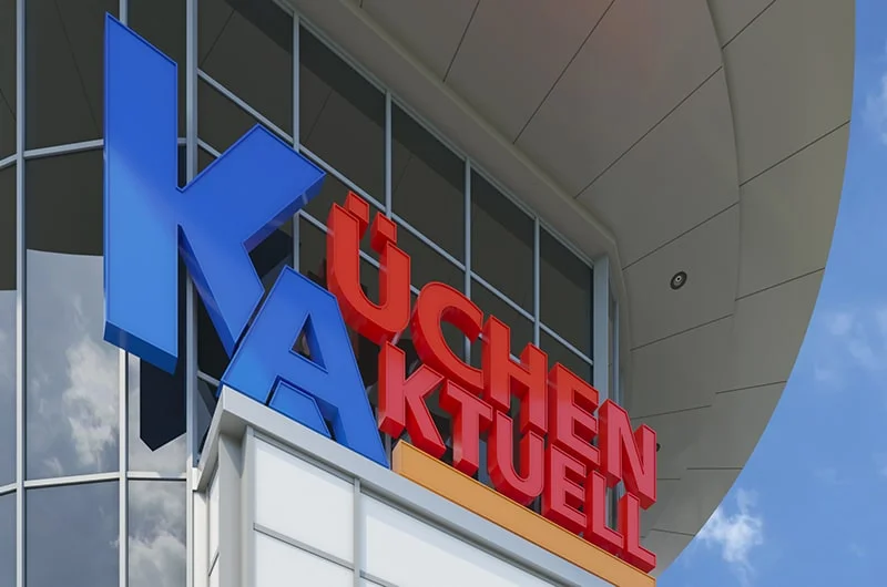 Architectural visualization. Kitchen store. View_03